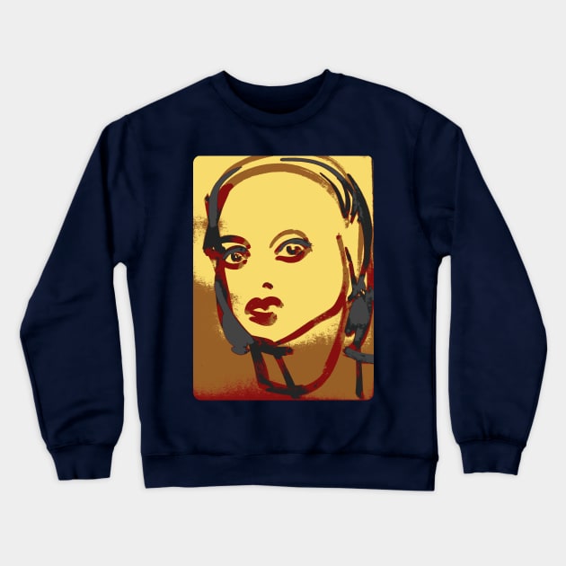 Beautiful Woman Crewneck Sweatshirt by Retropenguin